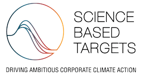 Science Based Targets logo representing climate change initiatives.